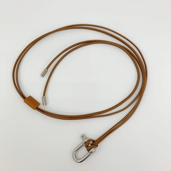 ANCELLM アンセルム LEATHER ROPE BELT レザーロープベルト 細ベルト
