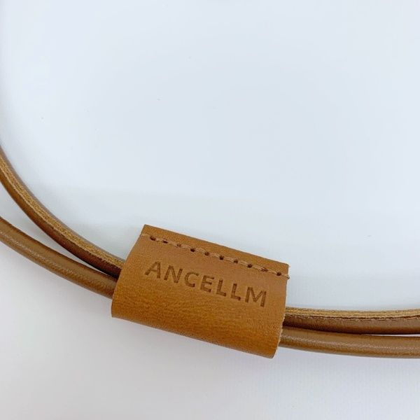 ANCELLM アンセルム LEATHER ROPE BELT レザーロープベルト 細ベルト