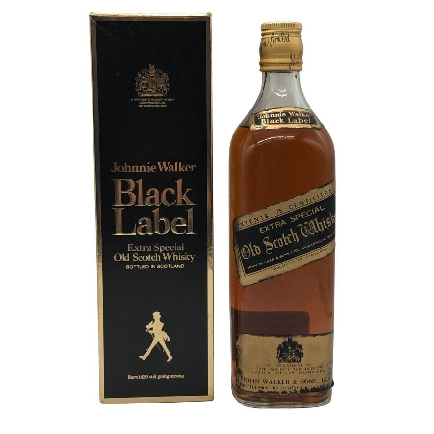 ジョニーウォーカー ブラックラベル 12年 金キャップ 750ml - メルカリ