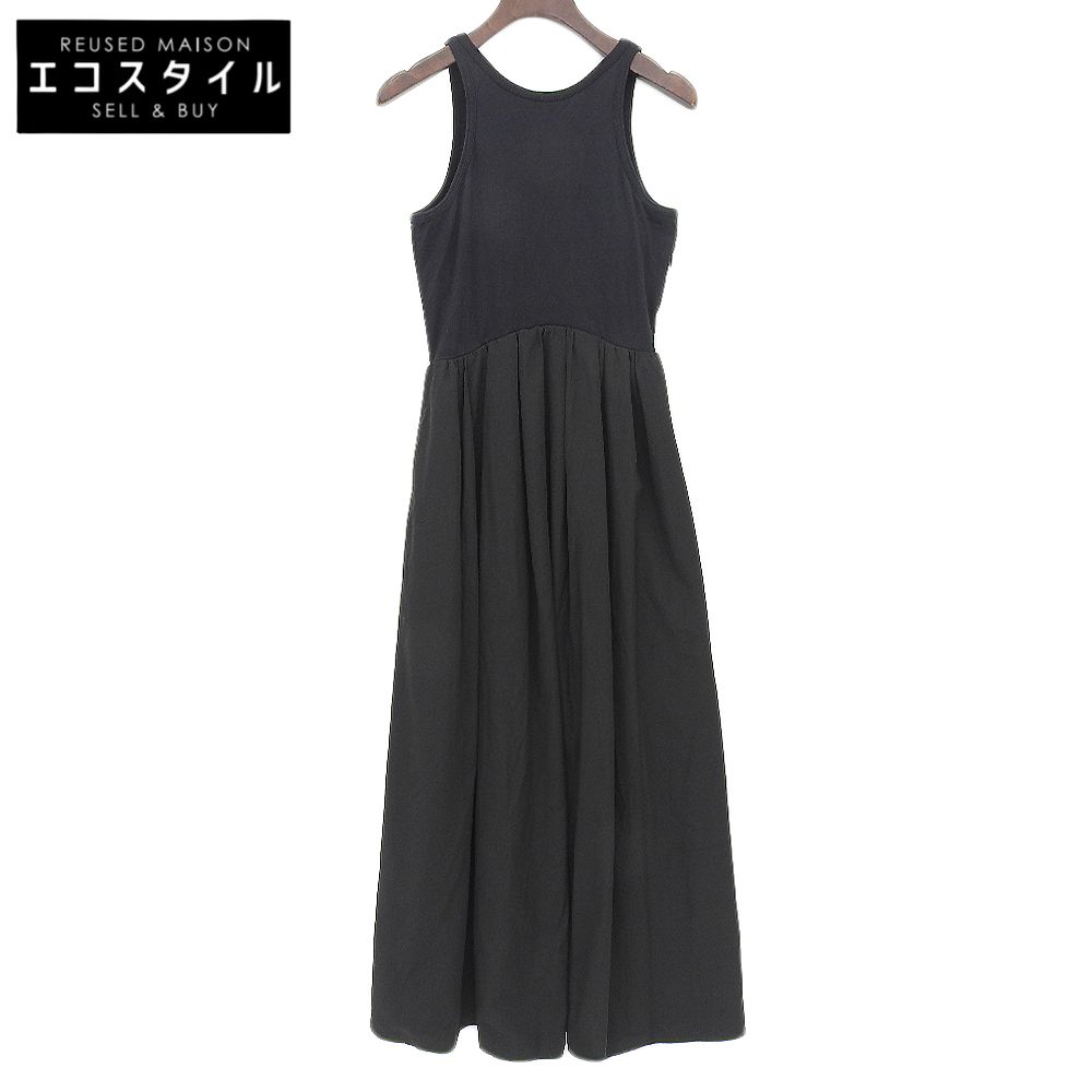 CLANE クラネ BACK OPEN CUP TANK OP ワンピース レディース ブラック 0 14112-5212 23SS 0