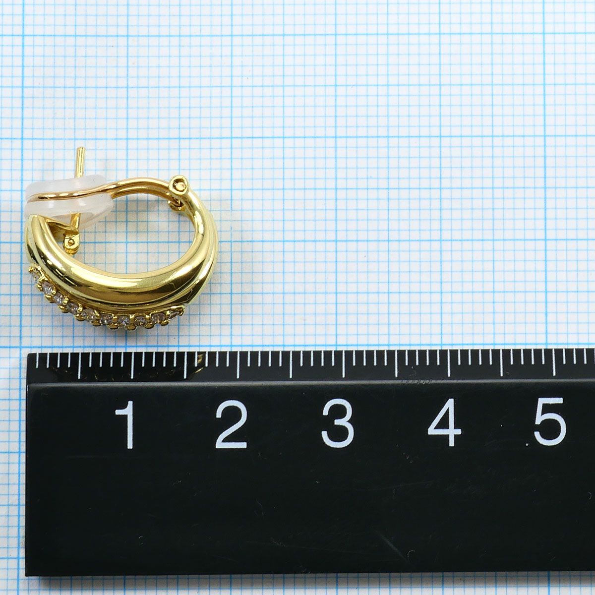 K18YG イヤリング clip-on earrings ダイヤモンド 0.25ct 鑑別書 総 