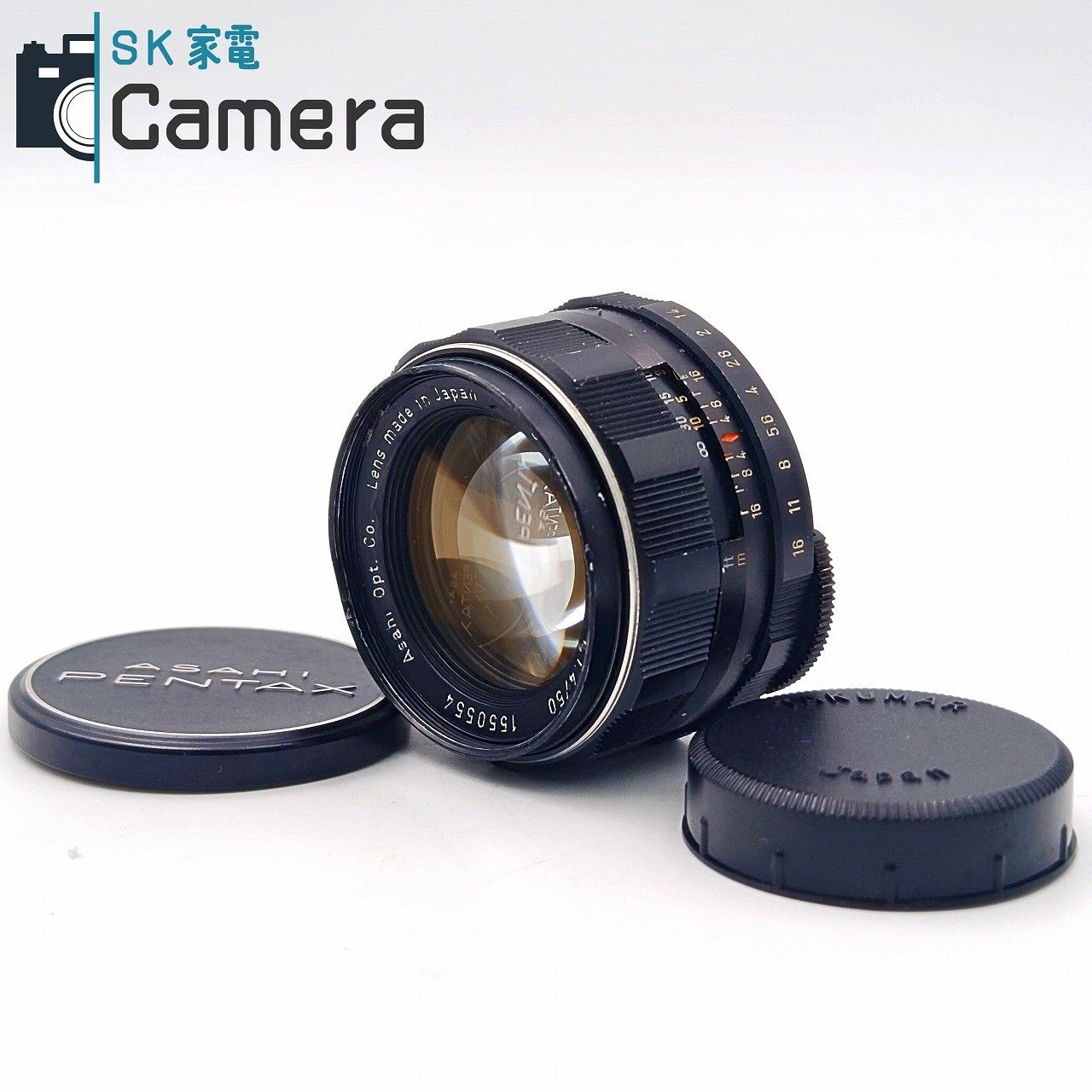 【中古】 PENTAX Super-Takumar 50ｍｍ F1.4 前期 8枚玉 ペンタックス スーパータクマーレンズ 8枚