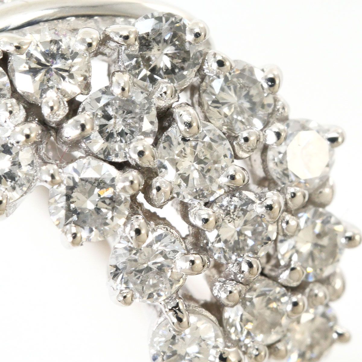 PT900/プラチナ リング・指輪 8号 ダイヤモンド 0.50ct 鑑別書 総重量