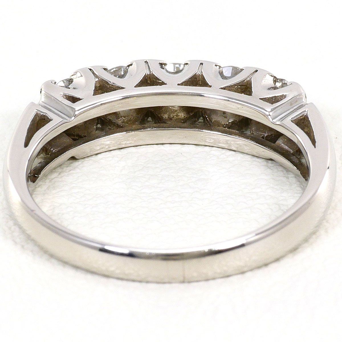 PT900/プラチナ リング・指輪 9号 ダイヤモンド 0.40ct 鑑別書 総重量
