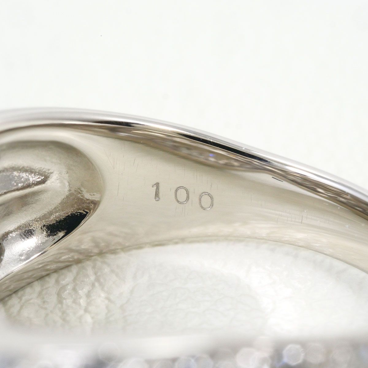 PT900/プラチナ リング・指輪 13号 ダイヤモンド 1.00ct 鑑別書 総重量