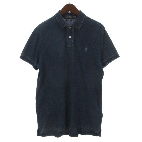 ポロ ラルフローレン POLO RALPH LAUREN ポロシャツ 半袖 インディゴ M 260618E