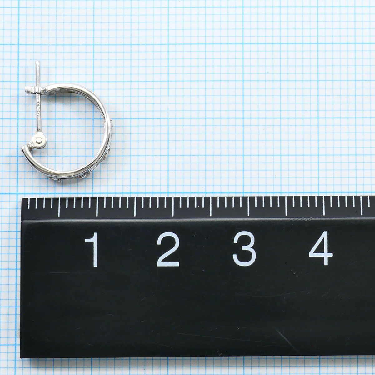 K14WG ピアス(片耳) ダイヤモンド 総重量約0.8g レディース - メルカリ
