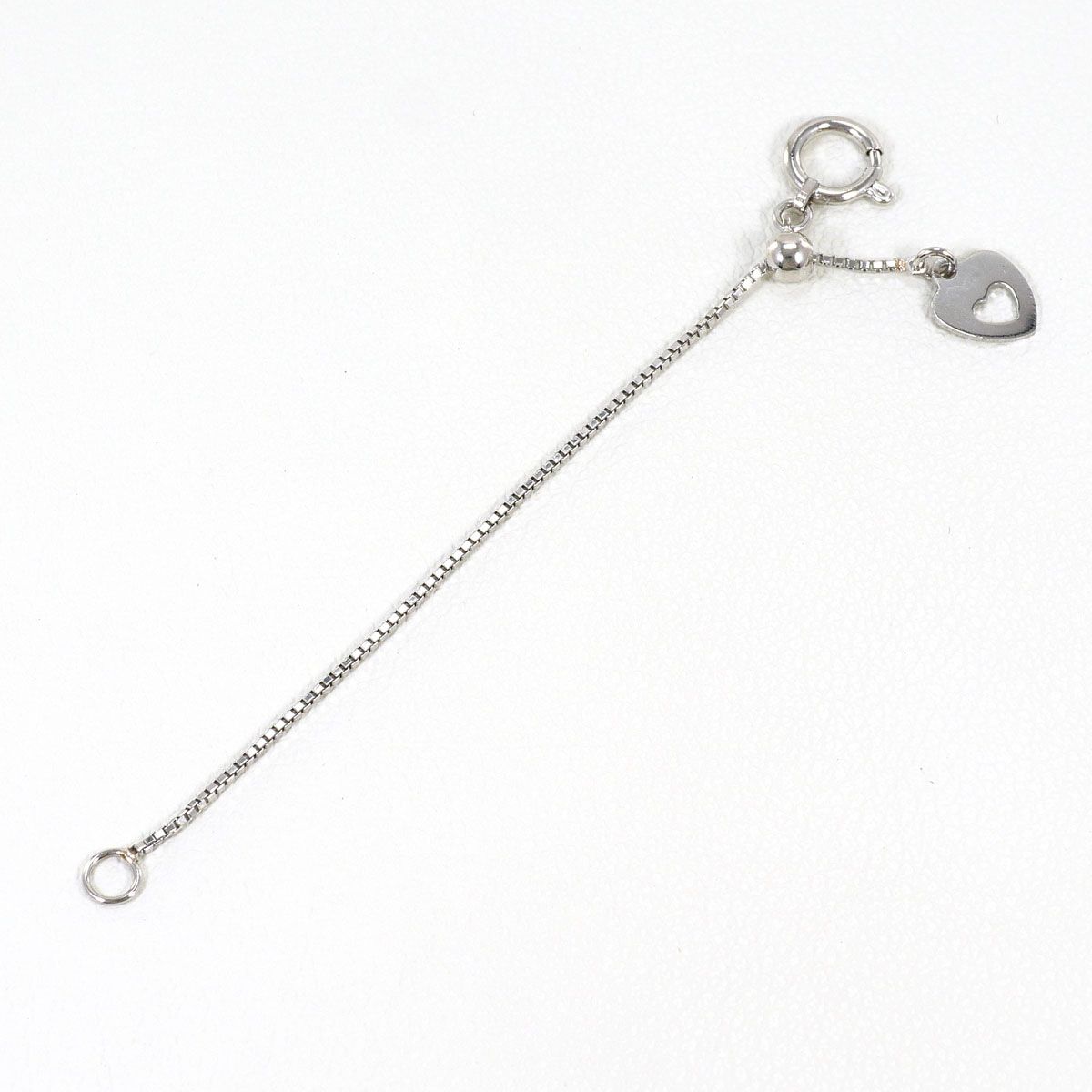 PT850/プラチナ アジャスター 総重量約0.8g 約7cm ジュエリー ☆0315 