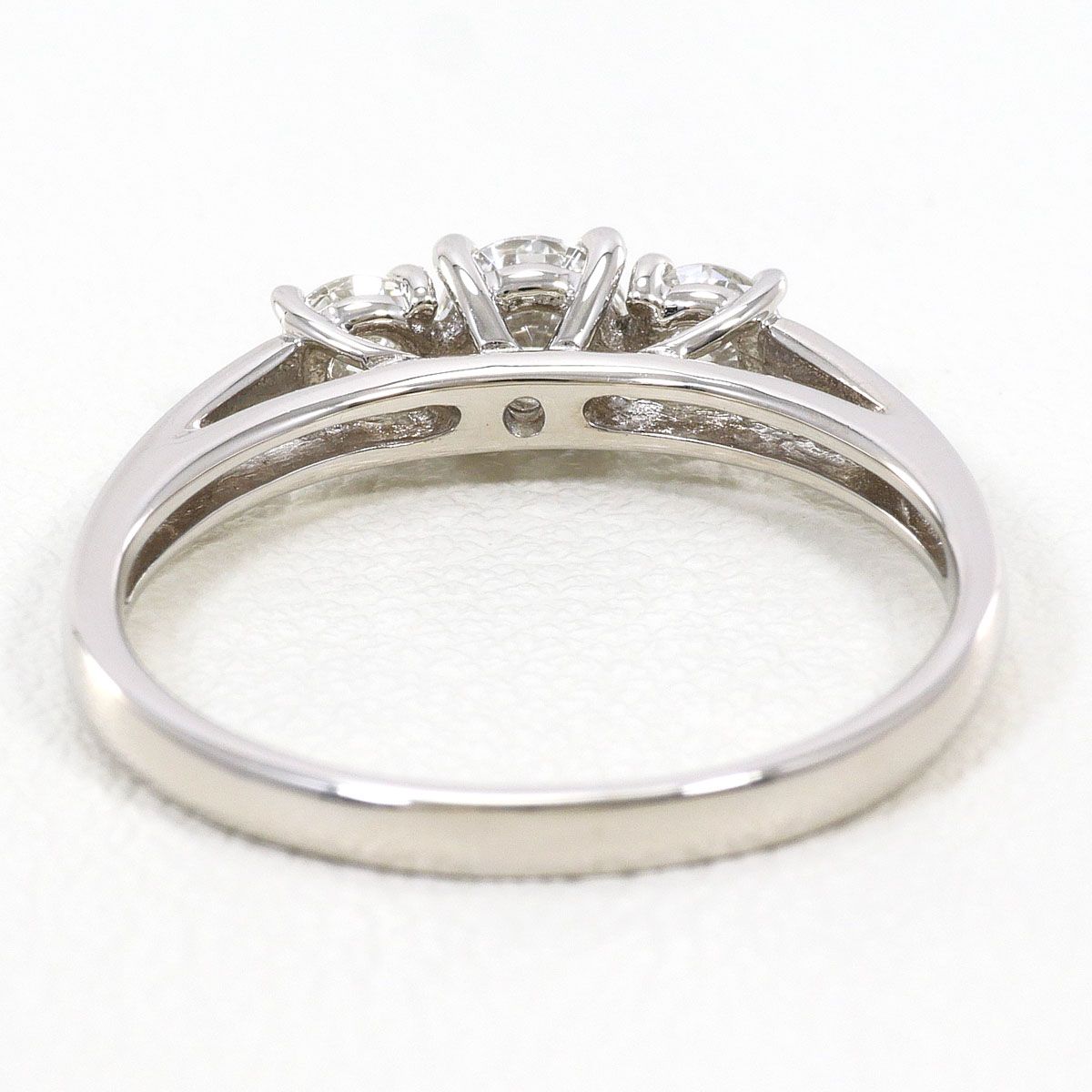 PT900/プラチナ リング・指輪 13号 ダイヤモンド 0.50ct 鑑別書 総重量