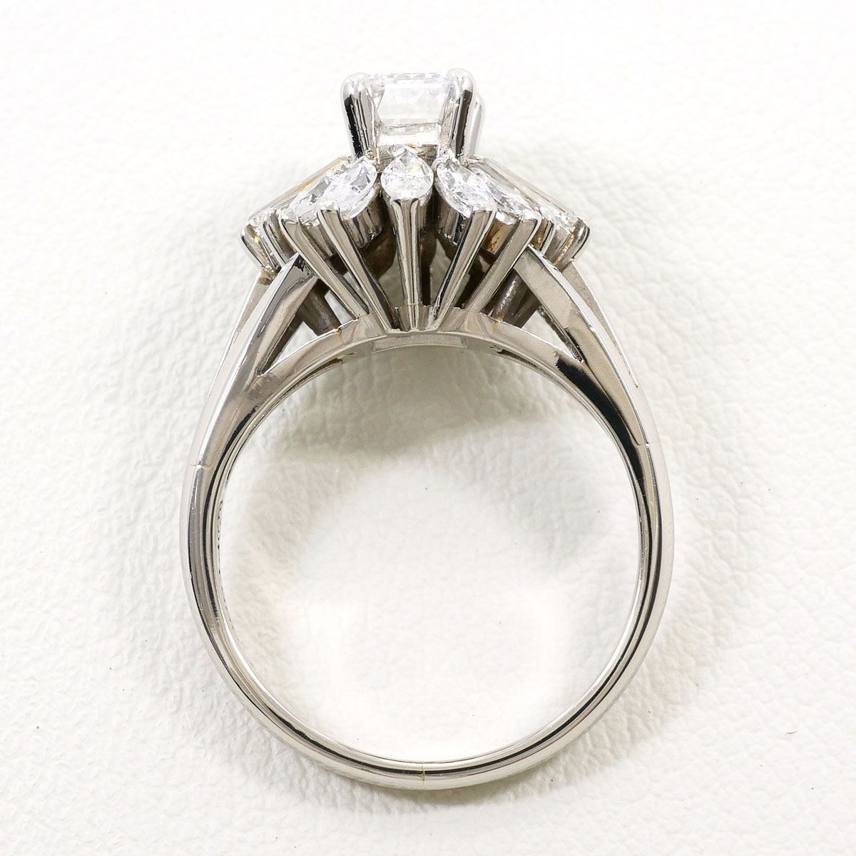 PT900/プラチナ リング・指輪 9号 ダイヤモンド 0.67ct ダイヤモンド