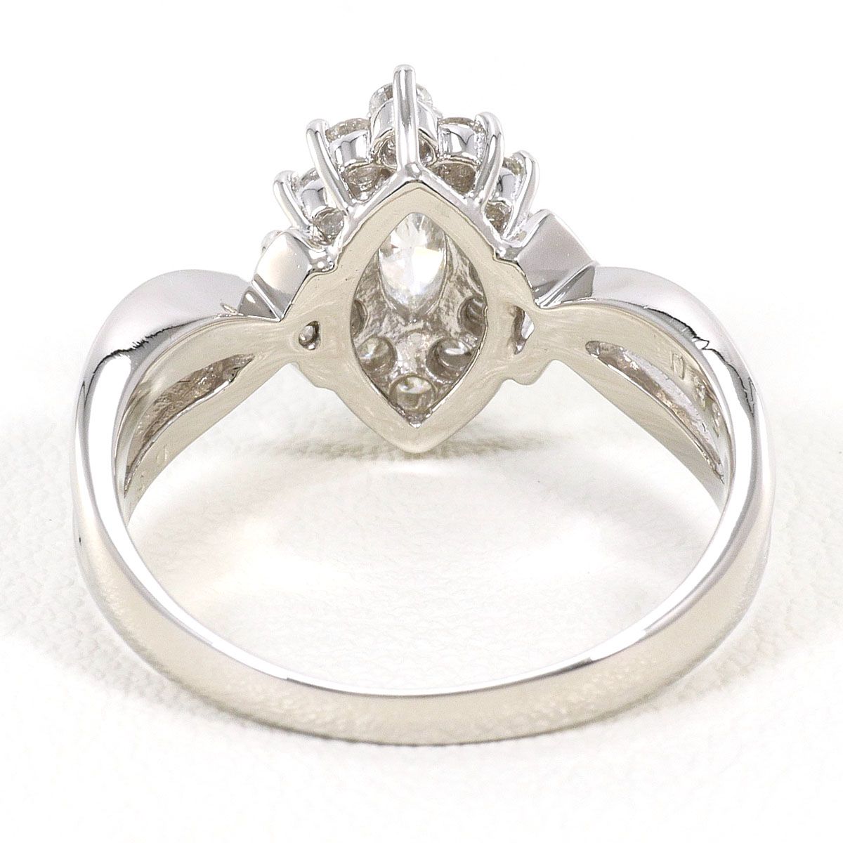 PT900/プラチナ リング・指輪 13号 ダイヤモンド 0.33ct ダイヤモンド 