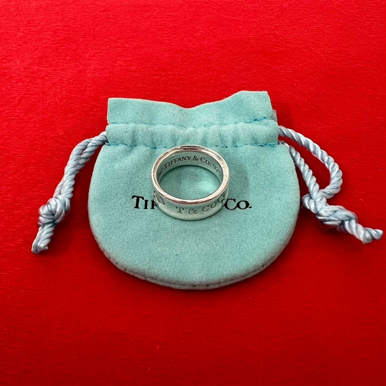 極 美品 TIFFANY&Co. ティファニー ヴィンテージ ナロー リング