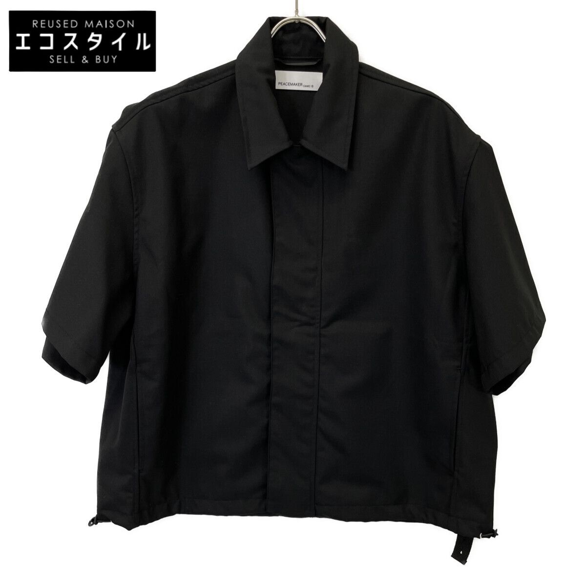 peacemaker　ピースメーカー　PCM10S05AWO001099 ブラック TECH SHIRT　S