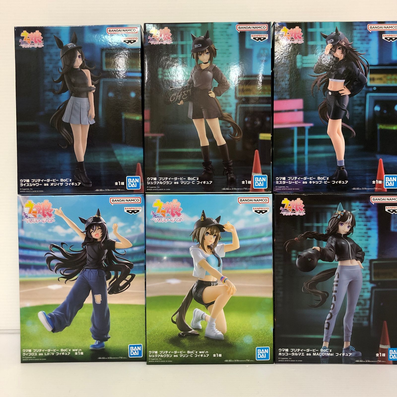 △ウマ娘 プリティーダービー BoC'z 4種 & BoC'z_we 2種 6個セット