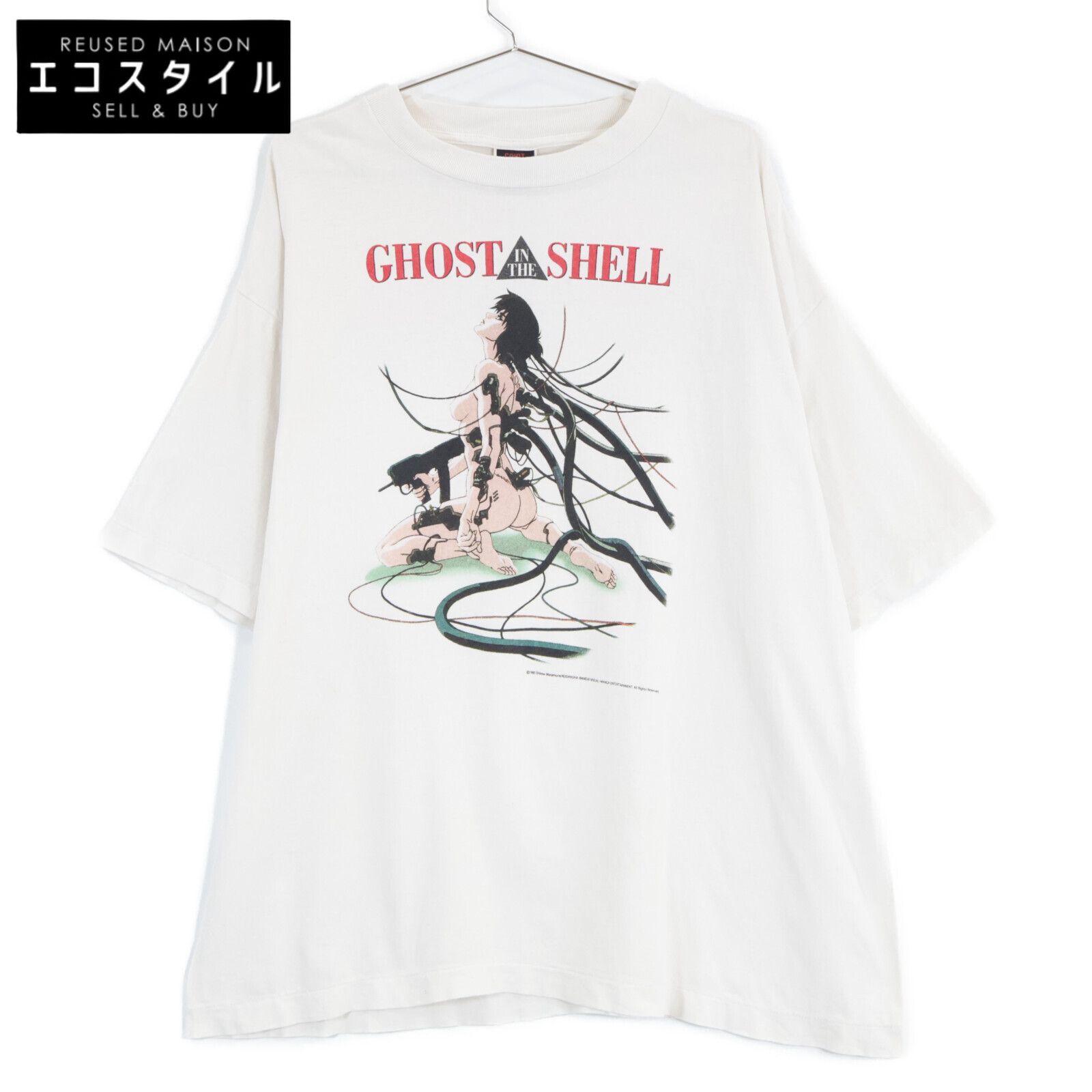 SAINT MICHAEL　セントマイケル　【美品/国内正規】SM-YS1-0000-C32 攻殻機動隊 GS_SS TEE / GITS 半袖Tシャツ/　XL