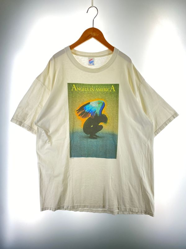 【中古品】 ANGELS IN AMERICA エンジェルス イン アメリカ 90S 戯曲 PRINT TEE Tシャツ トップス 【146-260619-jt-08-min】
