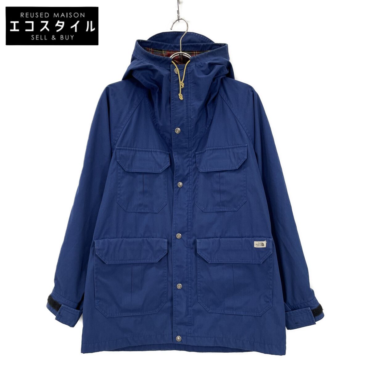 THE NORTH FACE　ノースフェイス　NP-2112 90s 復刻 茶タグ ネイビー 裏地チェック マウンテンパーカー　M