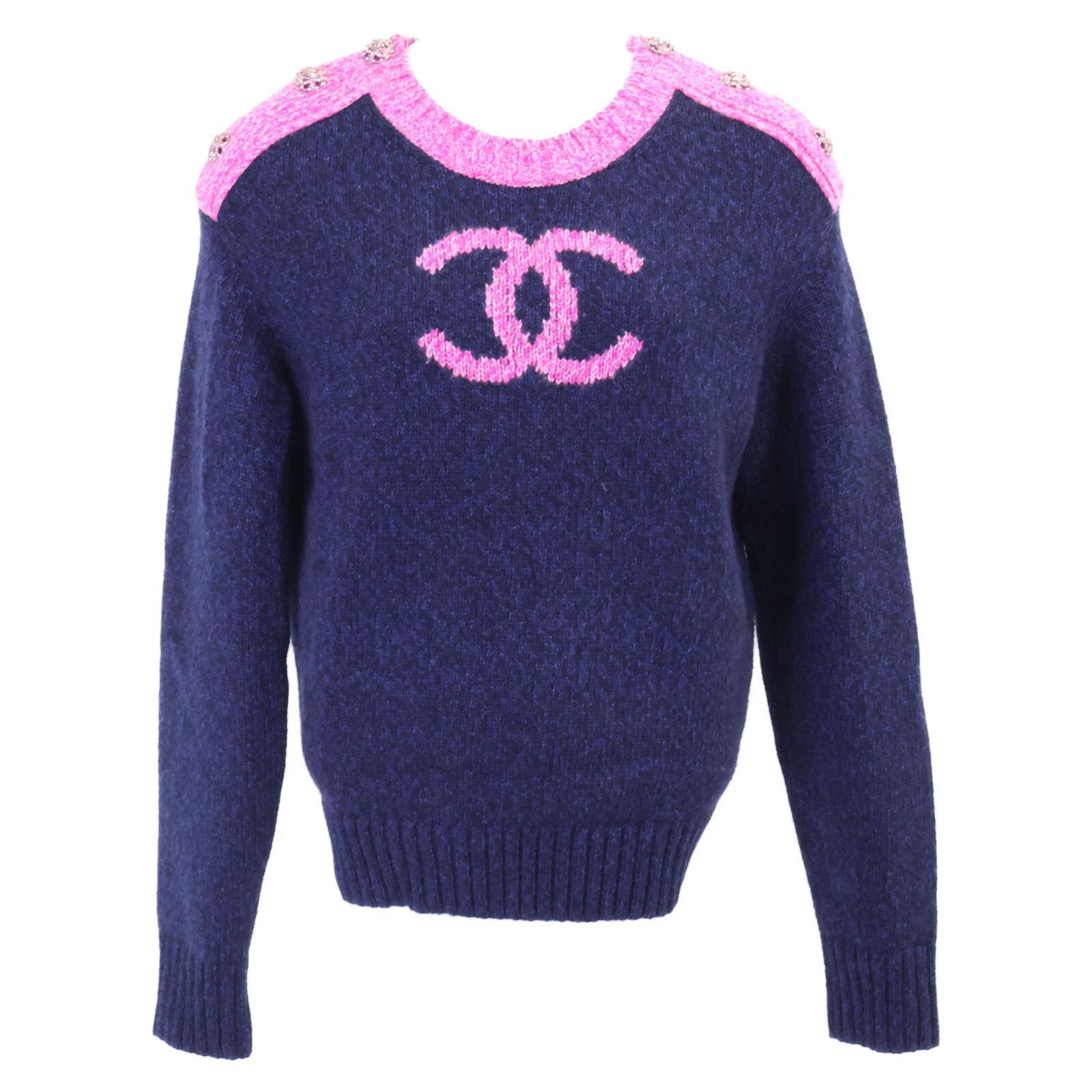 CHANEL シャネル 【美品/国内正規】P73911K10586 ココマーク カシミヤ