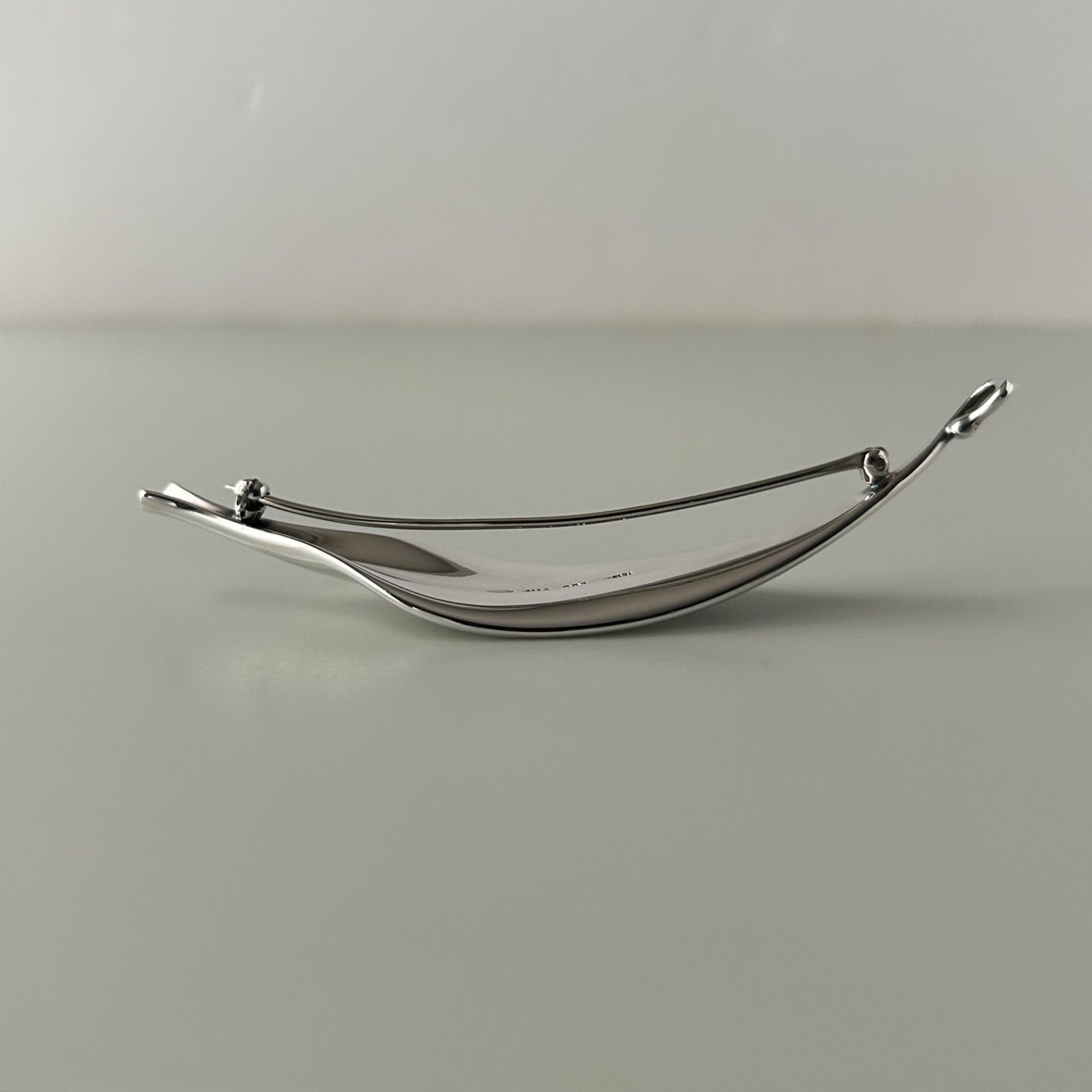 ジョージジェンセン 391 リーフ ブローチ Sterling Silver 925
