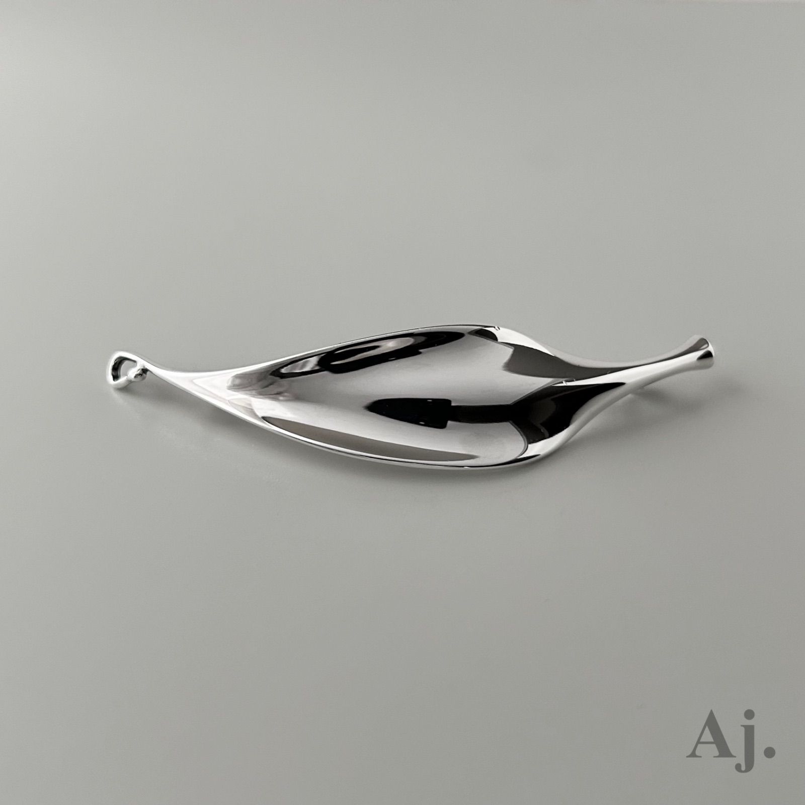 ジョージジェンセン 391 リーフ ブローチ Sterling Silver 925