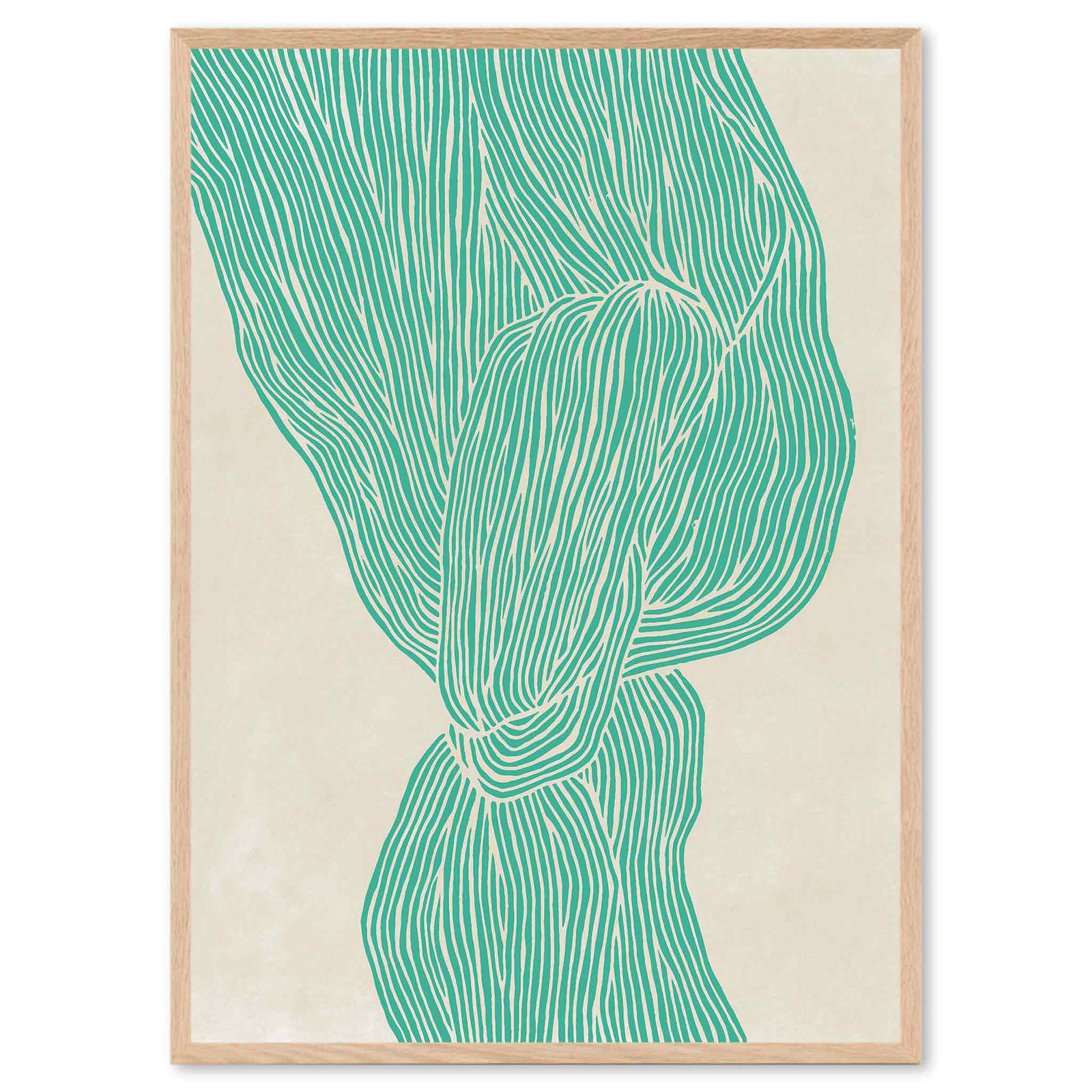 POSTER CLUB 50cm×70cm 受注販売THE Poster ザ FRAME WOOD COLOR THE