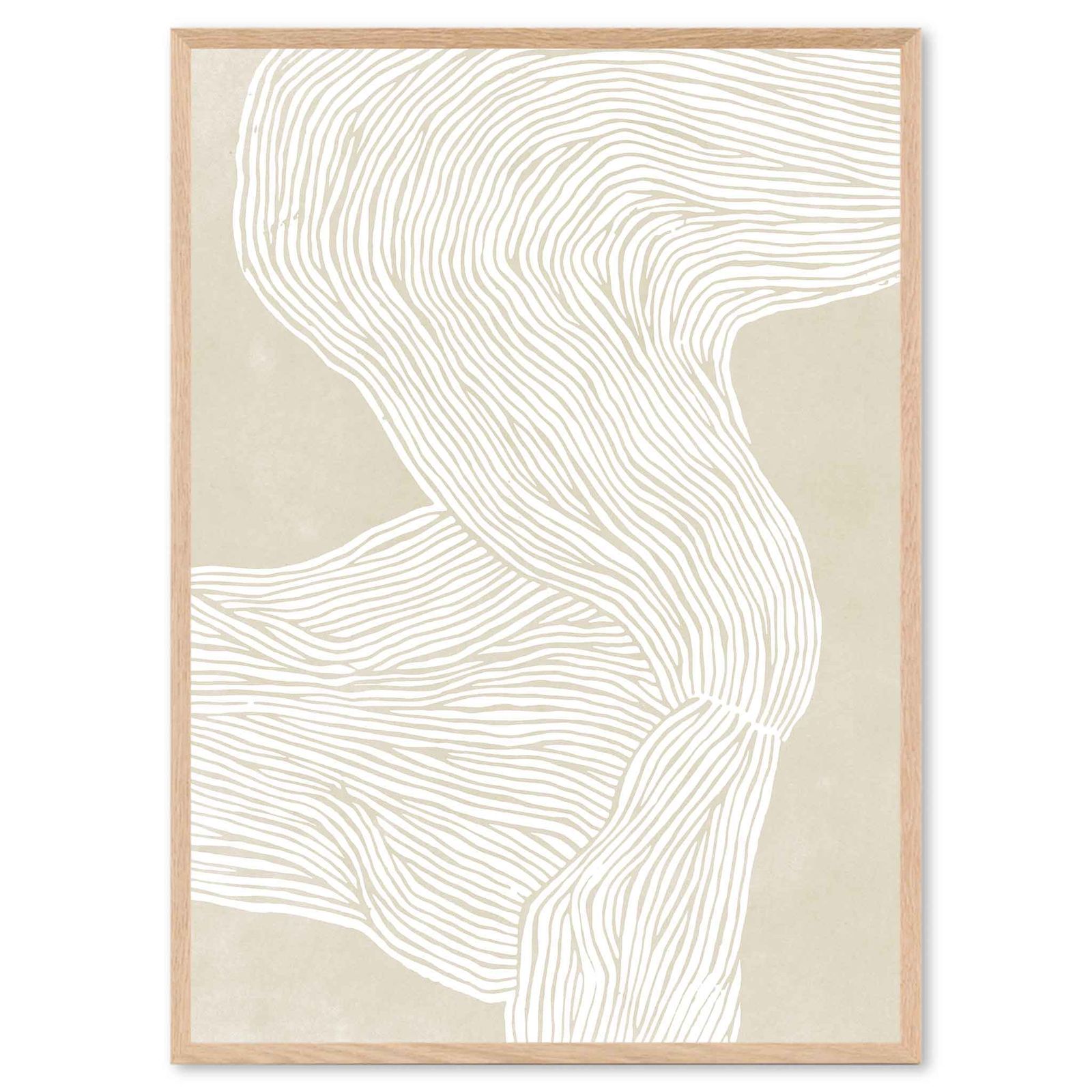 The Poster Club アートポスター 50×70cm The Line no. 08 ポスタークラブ 北欧雑貨/124x30068-50x70
