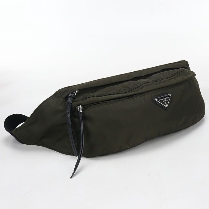 PRADA プラダ トライアングルロゴ 1BL011 ボディバッグ ナイロン【中古】 レディース
