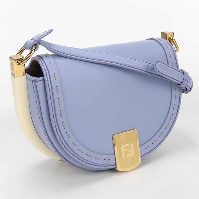 FENDI フェンディ 8BT346 ショルダーバッグ カーフ【中古】 レディース