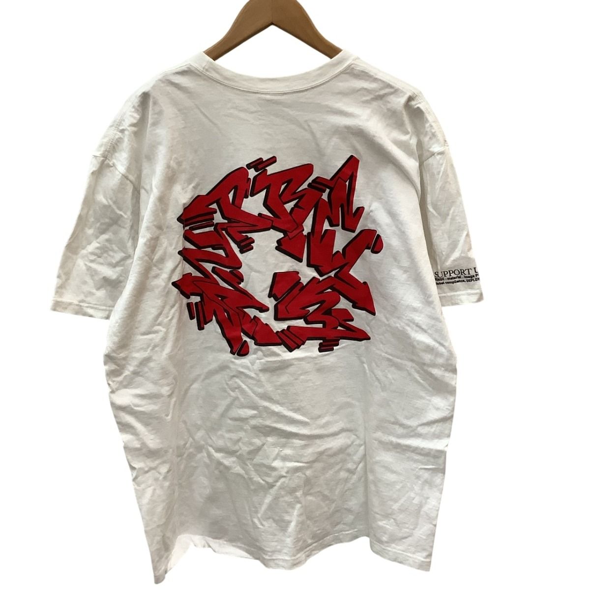 ♪♪Supreme シュプリーム 21FW Support Unit Tee メンズ Tシャツ SIZE XL ホワイト