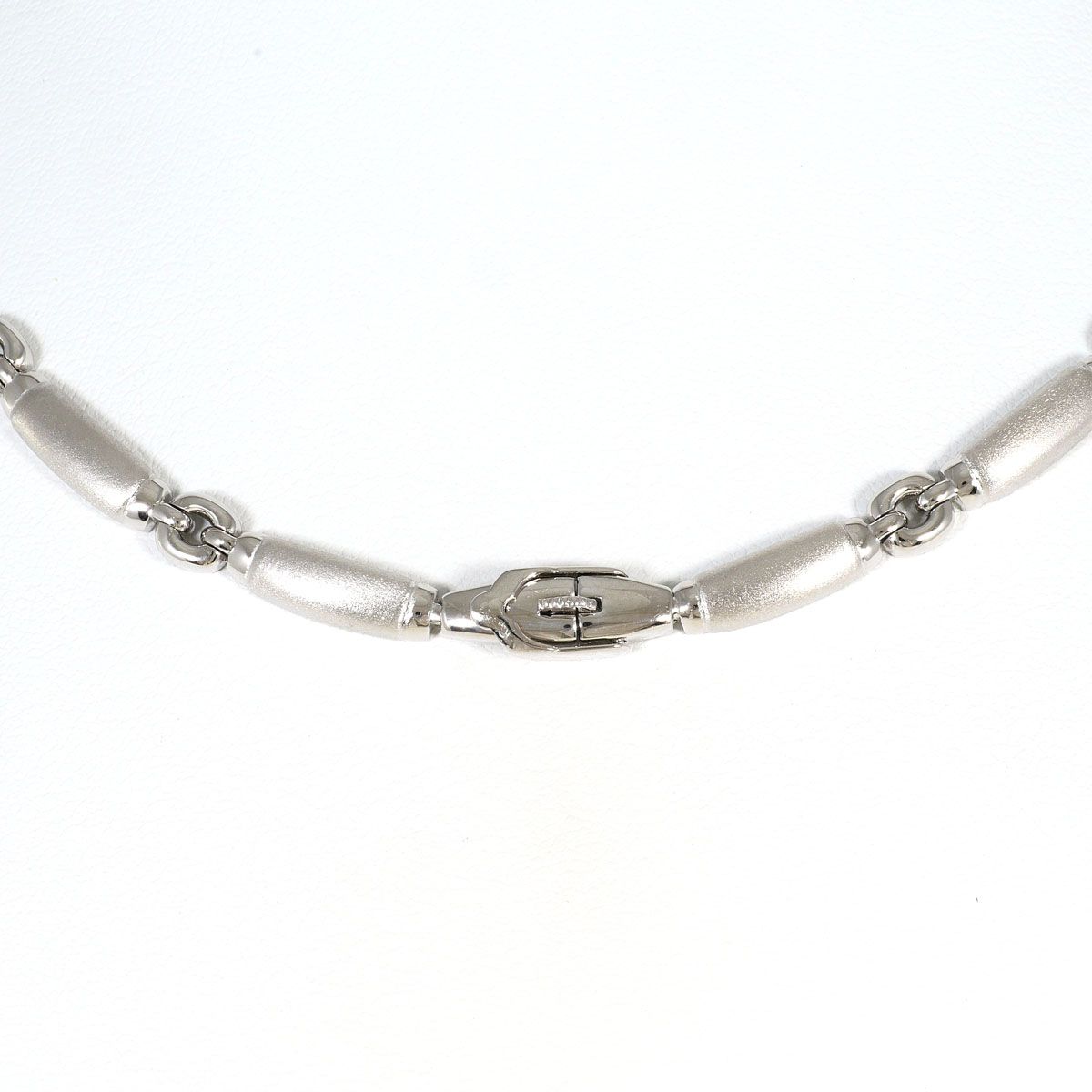 K18WG ネックレス ダイヤモンド 0.58ct 鑑別書 総重量約29.7g 約42cm 