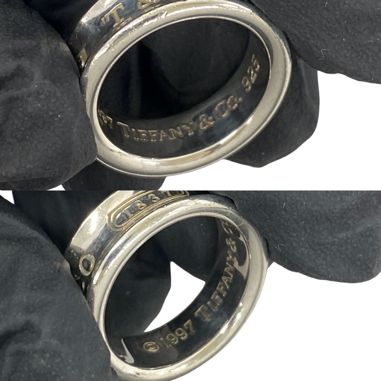 極 美品 TIFFANY&Co. ティファニー ナローリング シルバー925 指輪 12