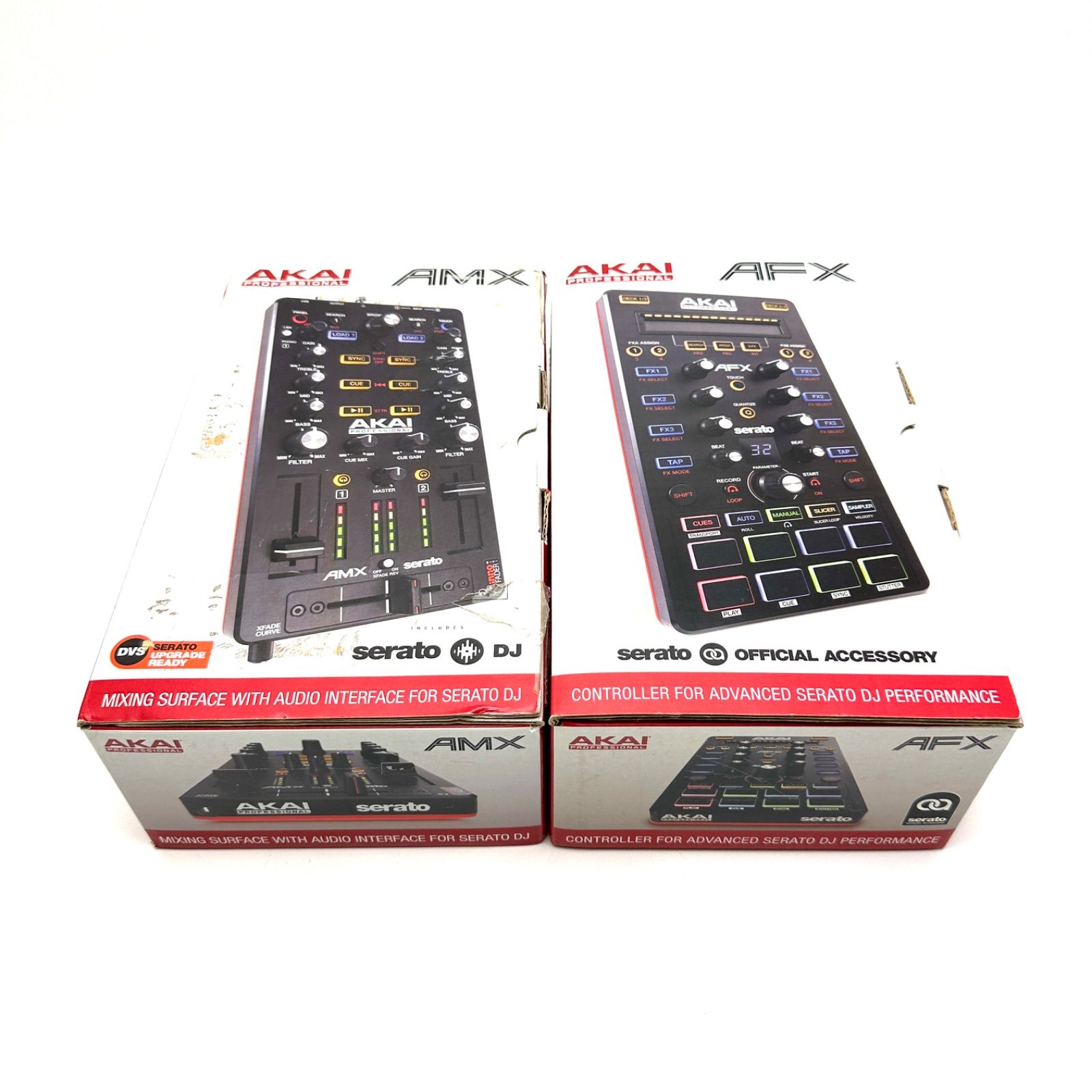 【楠本質店/元住吉】AKAI PROFESSIONAL　DJミキサー　AMX　AFX　serato　セット売り　JAN：0694318016596　JAN：0694318016572　※通電OK　動作未確認