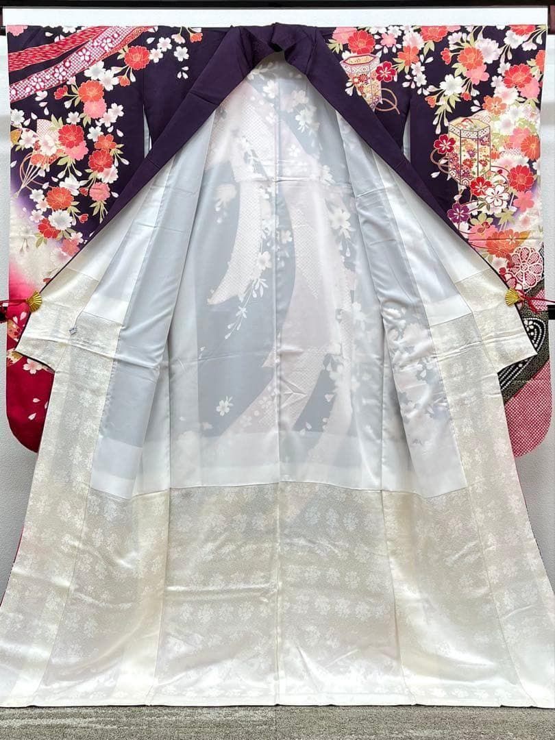 振袖 金彩 貝合わせ 紋意匠 身丈170cm 撥水加工済 MO3334