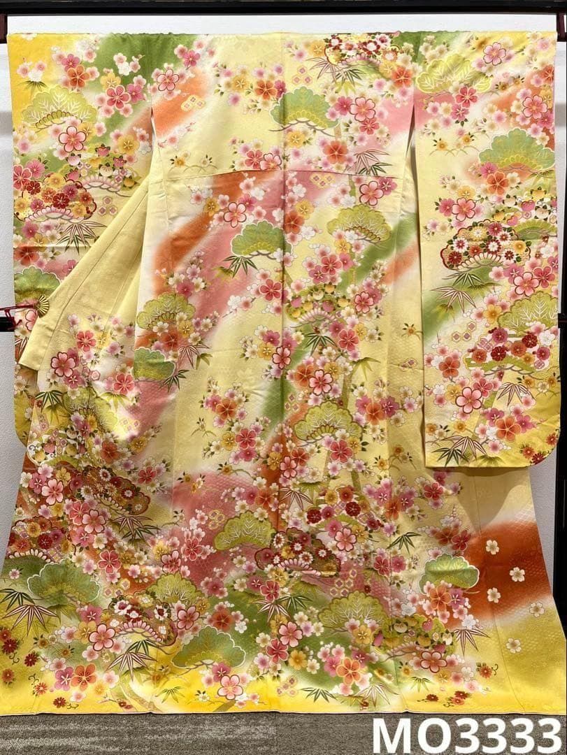 振袖 金駒 金彩 紋意匠 身丈168cm 撥水加工済 MO3333