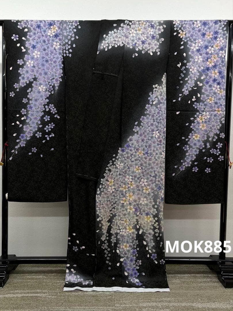 振袖 仮絵羽 金通し 金駒 桜尽くし 正絹 未仕立て品 八掛付き MOK885 17,253円