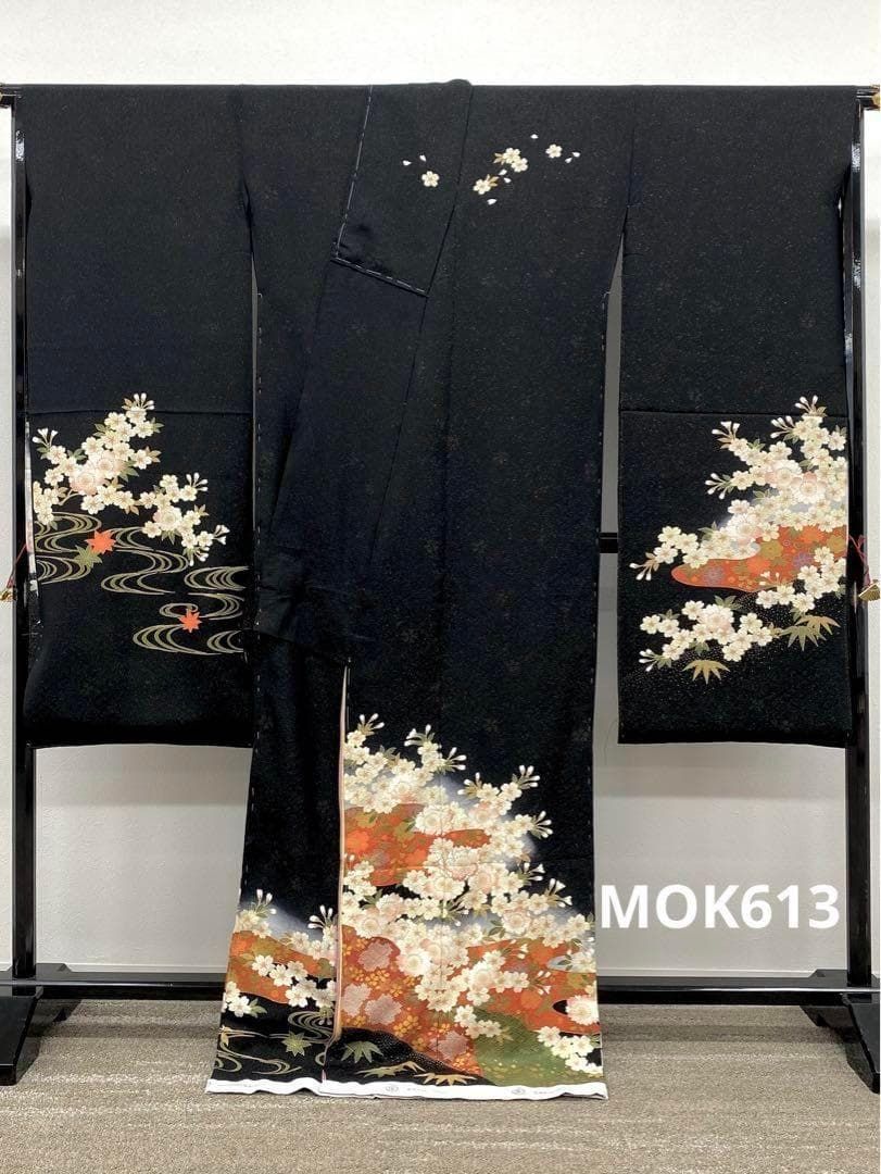 振袖 桂由美 仮絵羽 金通し 刺繍 金駒 金彩 正絹 未仕立て品 MOK613