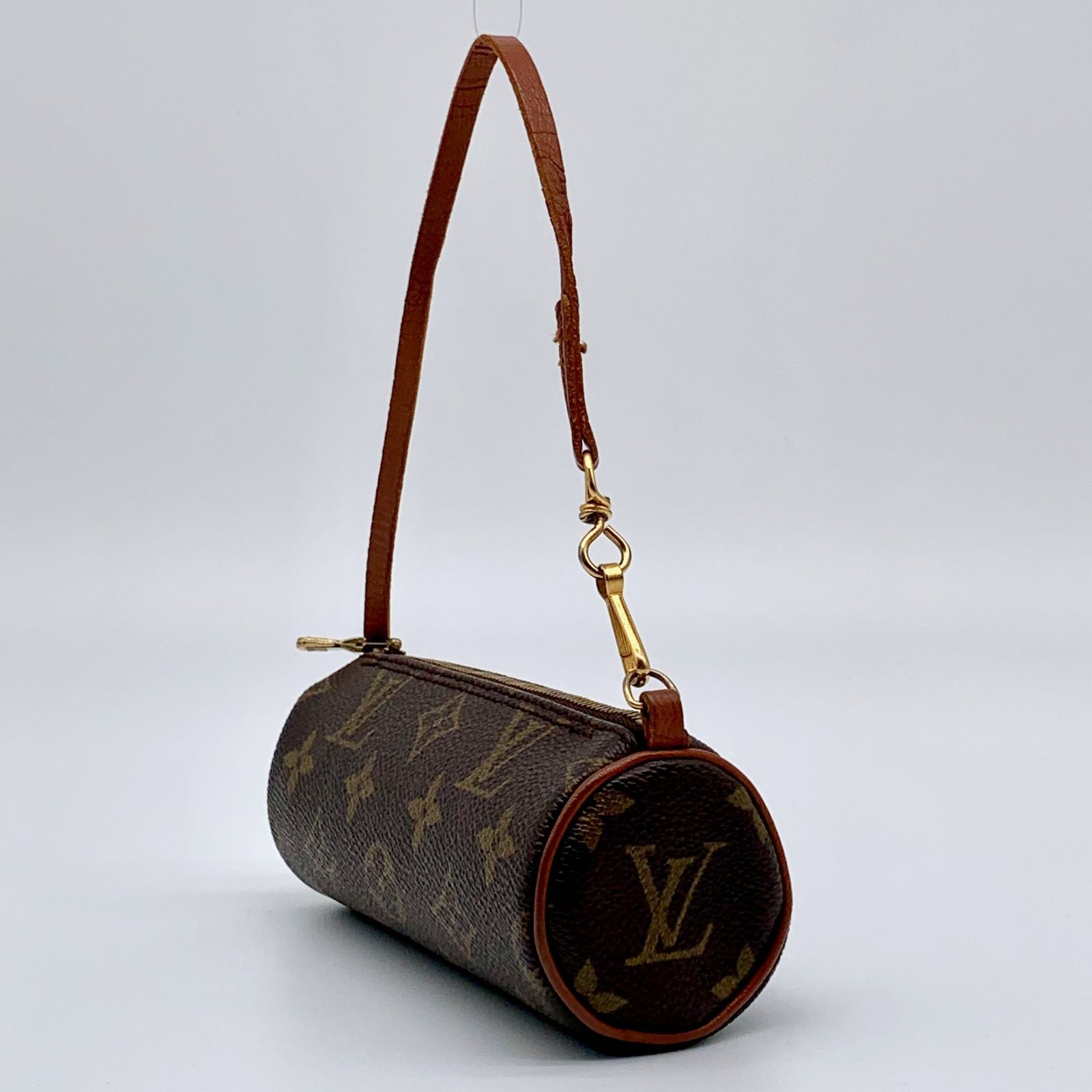 LOUIS VUITTON パピヨン30 モノグラム ハンドバッグ ポーチ 【状態