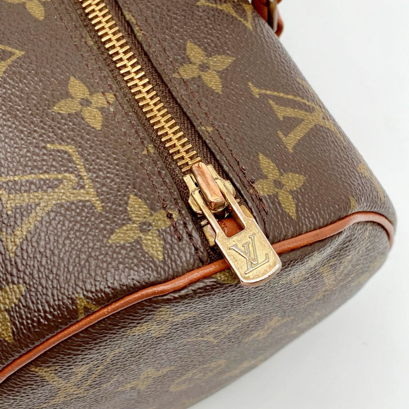 LOUIS VUITTON パピヨン30 モノグラム ハンドバッグ ポーチ 【状態