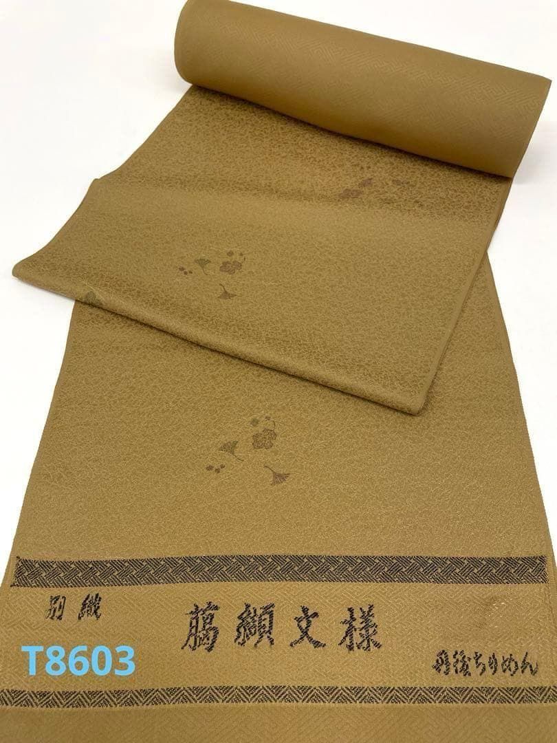 小紋 紋意匠 臈纈文様 八掛付き 正絹 反物 T8603