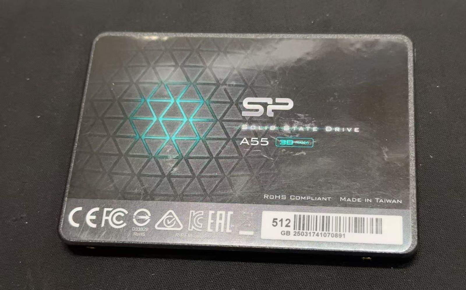 SP Silicon Power SSD 512GB SATA 2.5インチ 中古 通電68時間 動作OK ++924552