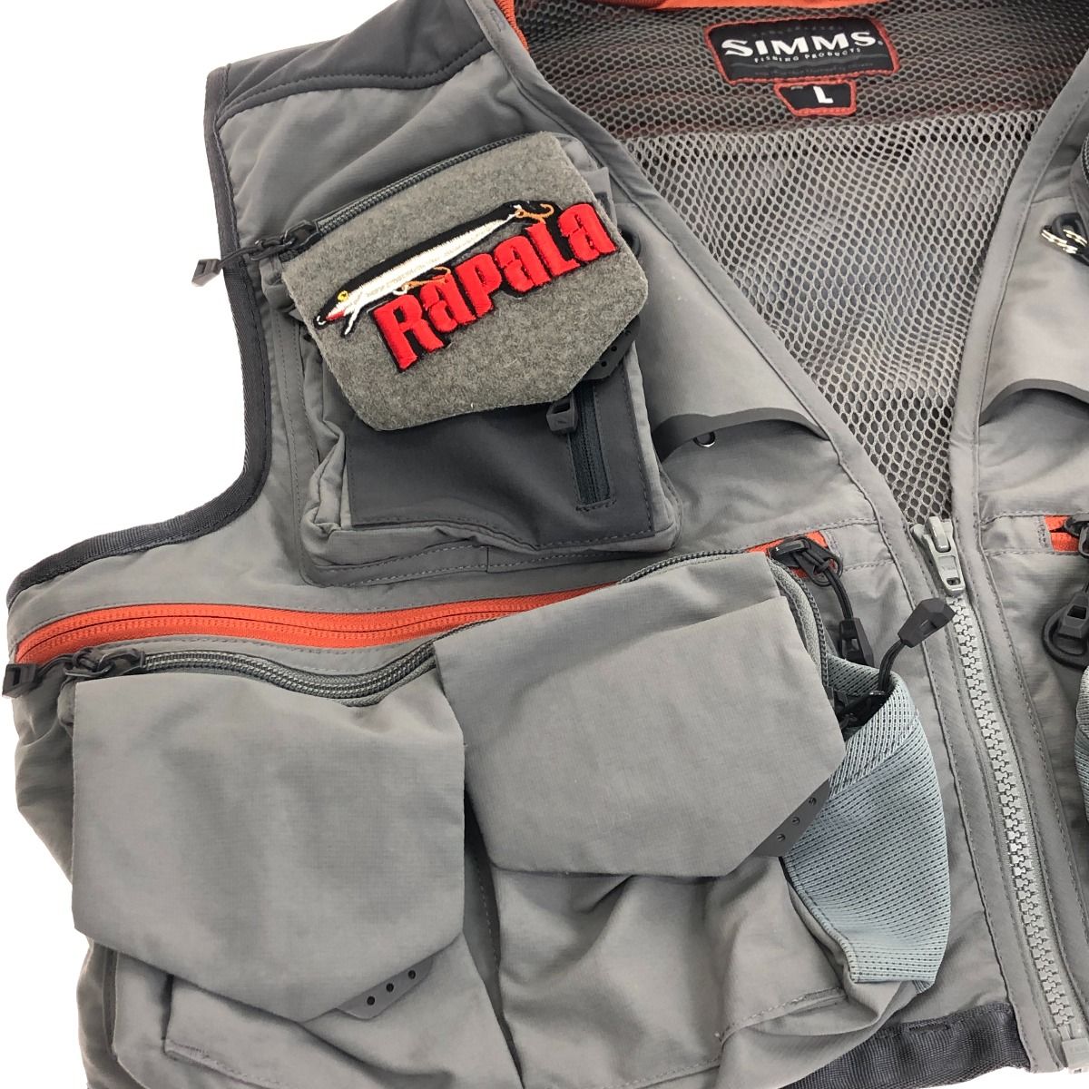 SIMMS 釣り服飾 フィッシングベスト SIZE L RE 38,497 グレー - メルカリ