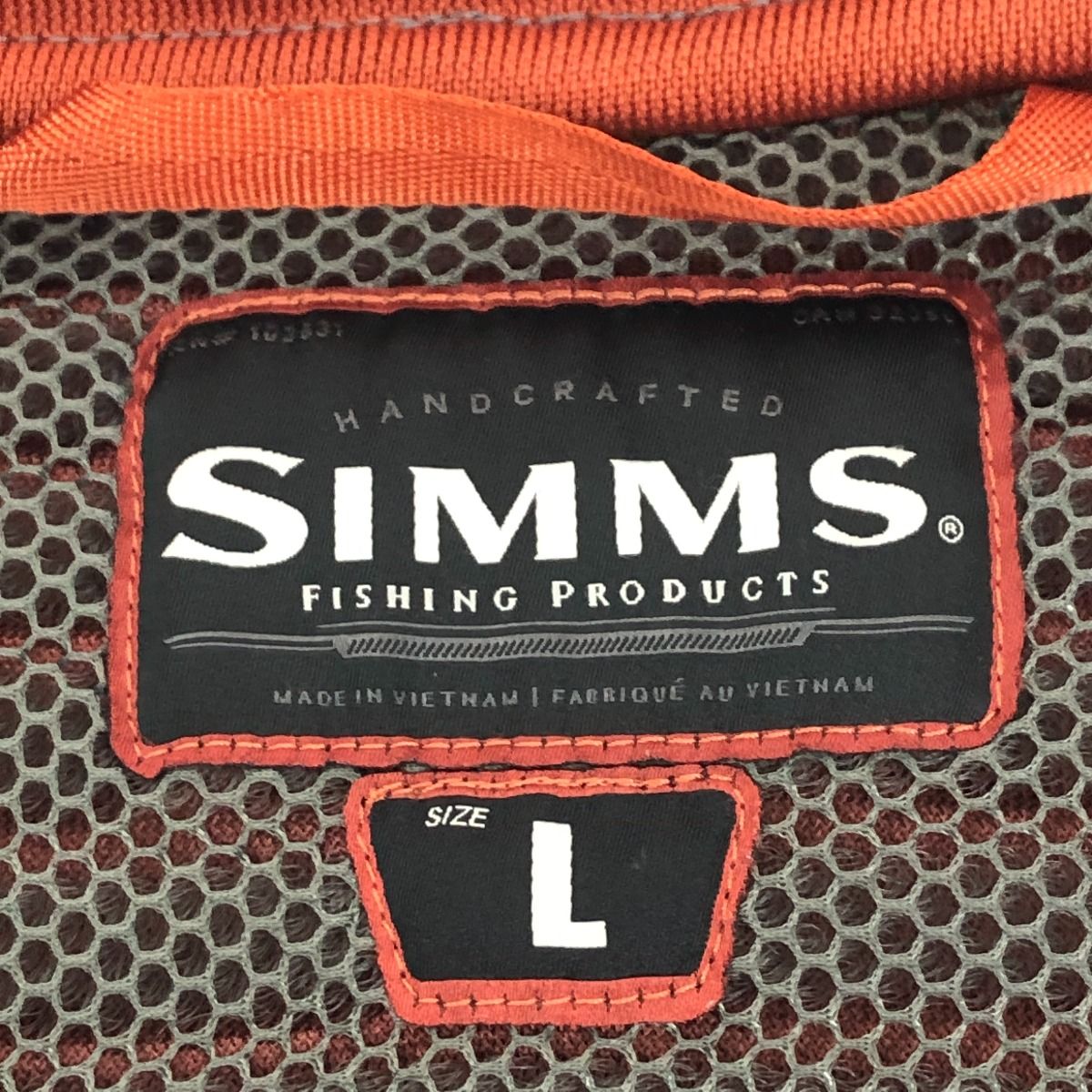 SIMMS 釣り服飾 フィッシングベスト SIZE L RE 38,497 グレー - メルカリ