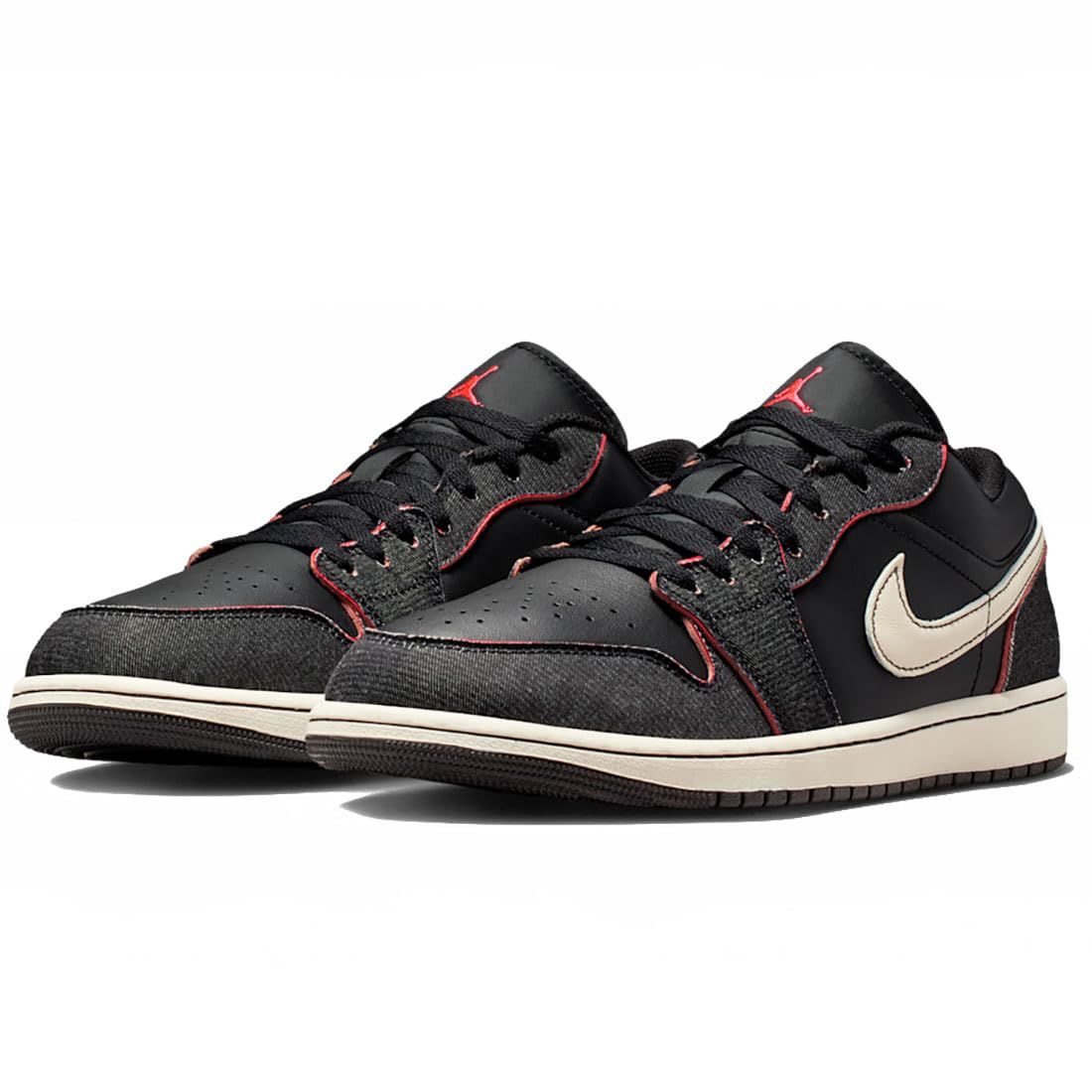 [ナイキ] エア ジョーダン 1 ロー SE AIR JORDAN 1 LOW SE ブラック/ブラック/レーサーピンク/ペールアイボリー IR0842-010 28.0cm [28.0 cm]