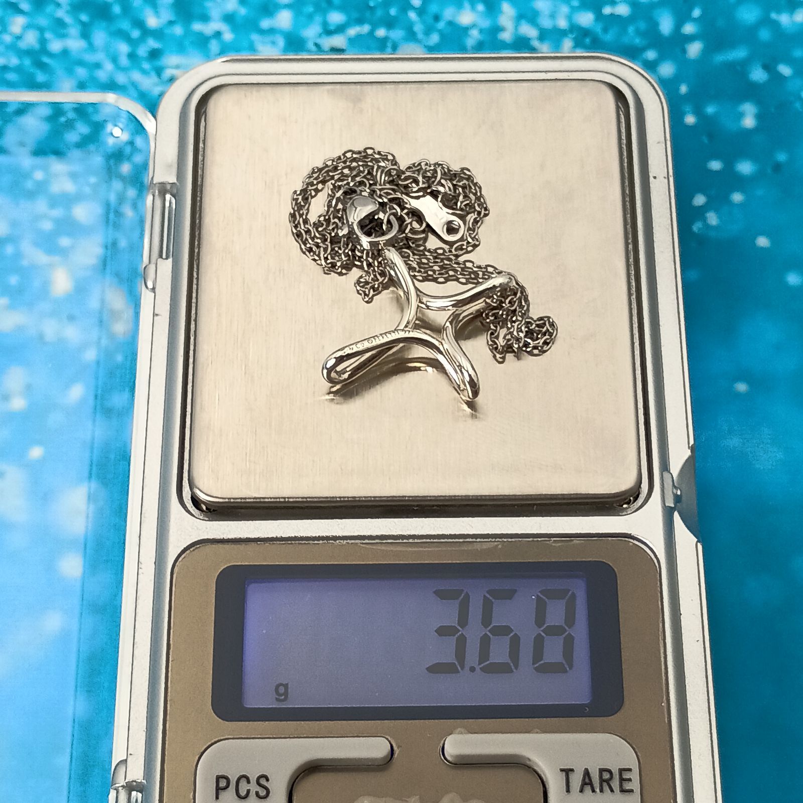 美品◎ティファニー インフィニティクロス 十字架 ネックレス シルバー925 TIFFANY&Co. ティファニー インフィニティ クロス ネックレス