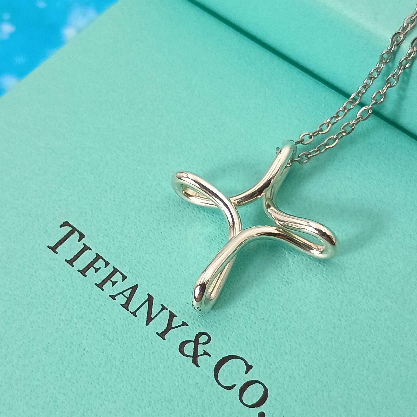 TIFFANY&Co. ティファニー インフィニティ クロス ネックレス