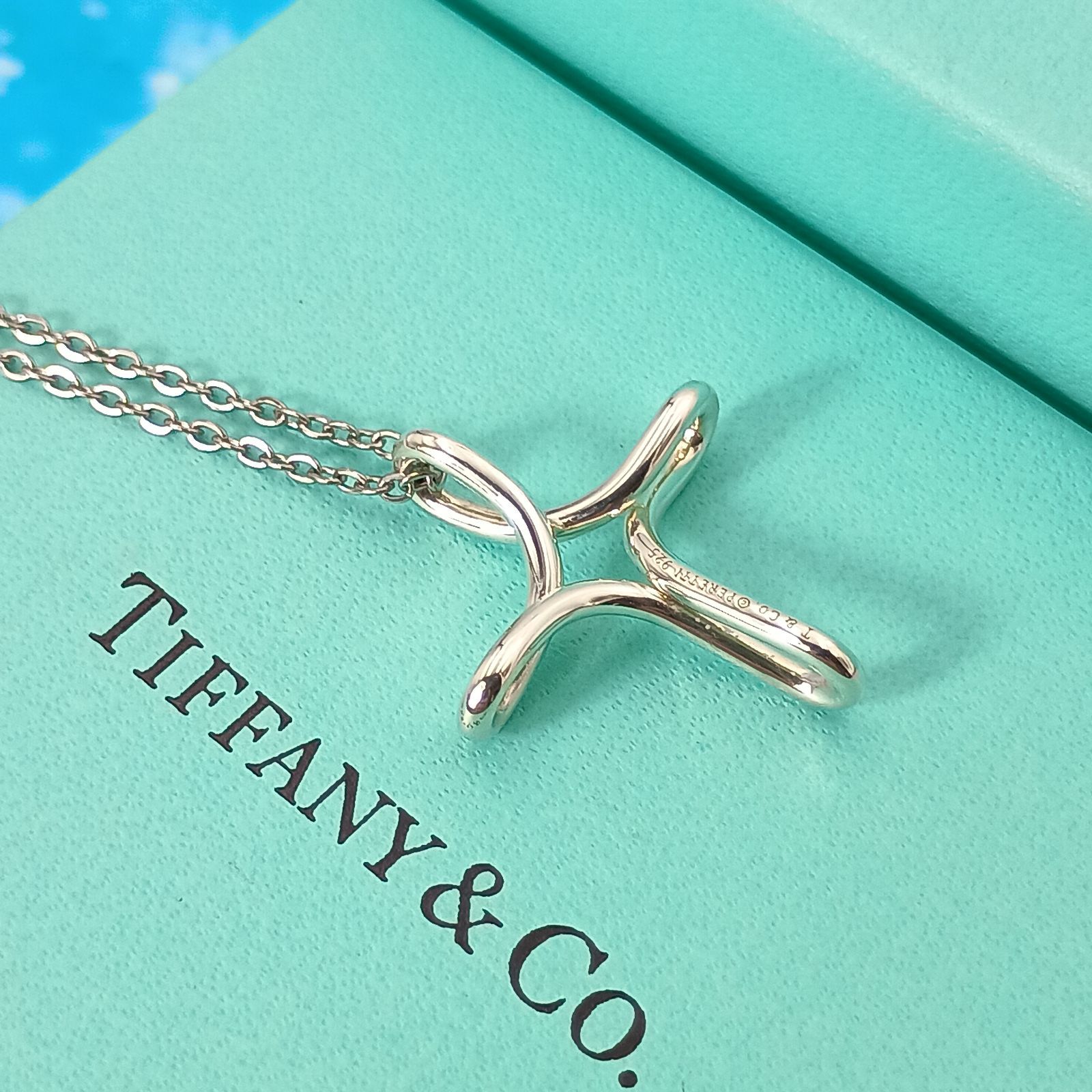 TIFFANY&Co. ティファニー インフィニティ クロス ネックレス