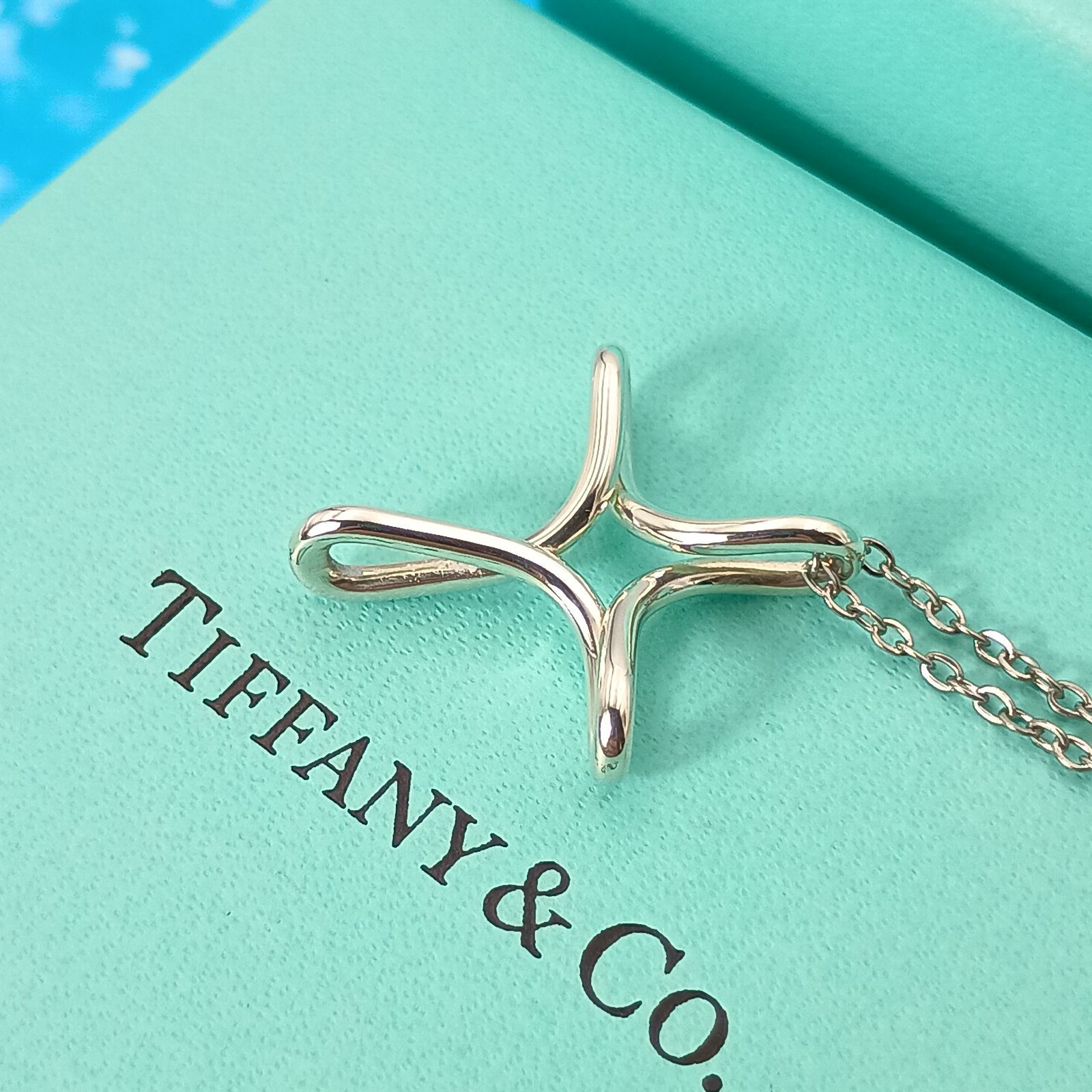 TIFFANY&Co. ティファニー インフィニティ クロス ネックレス