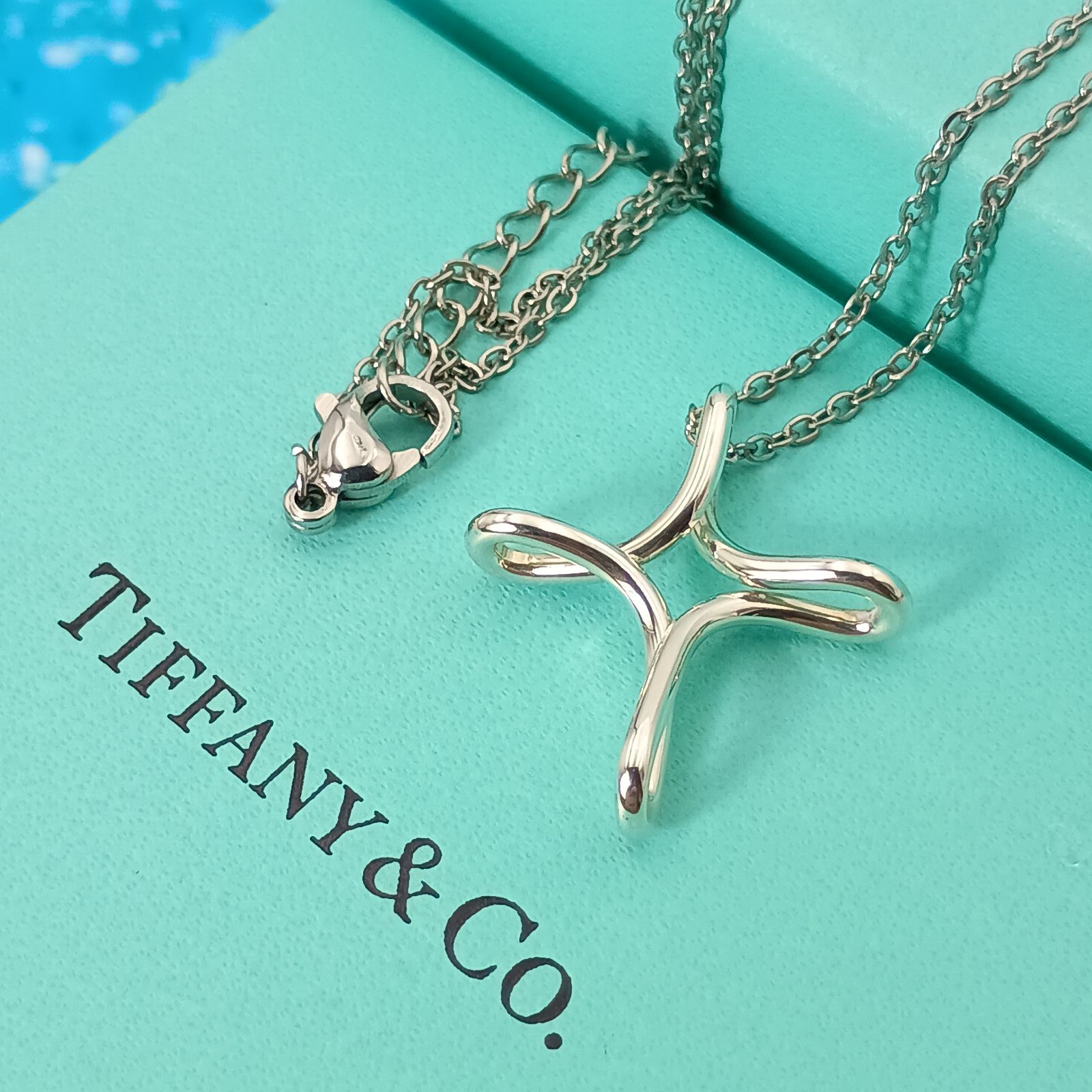 TIFFANY&Co. ティファニー インフィニティ クロス ネックレス
