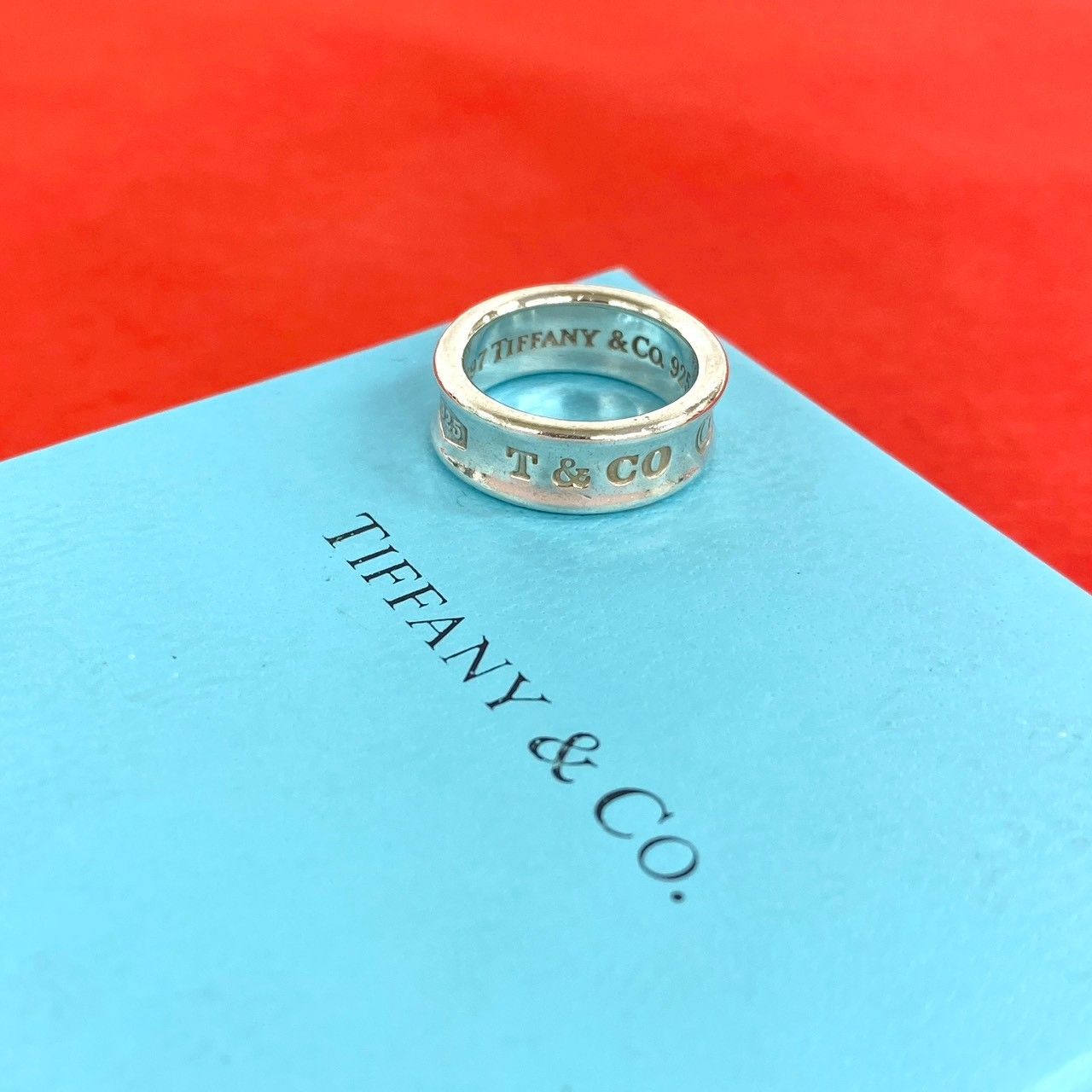 極 美品 TIFFANY&Co. ティファニー ヴィンテージ ナロー リング 