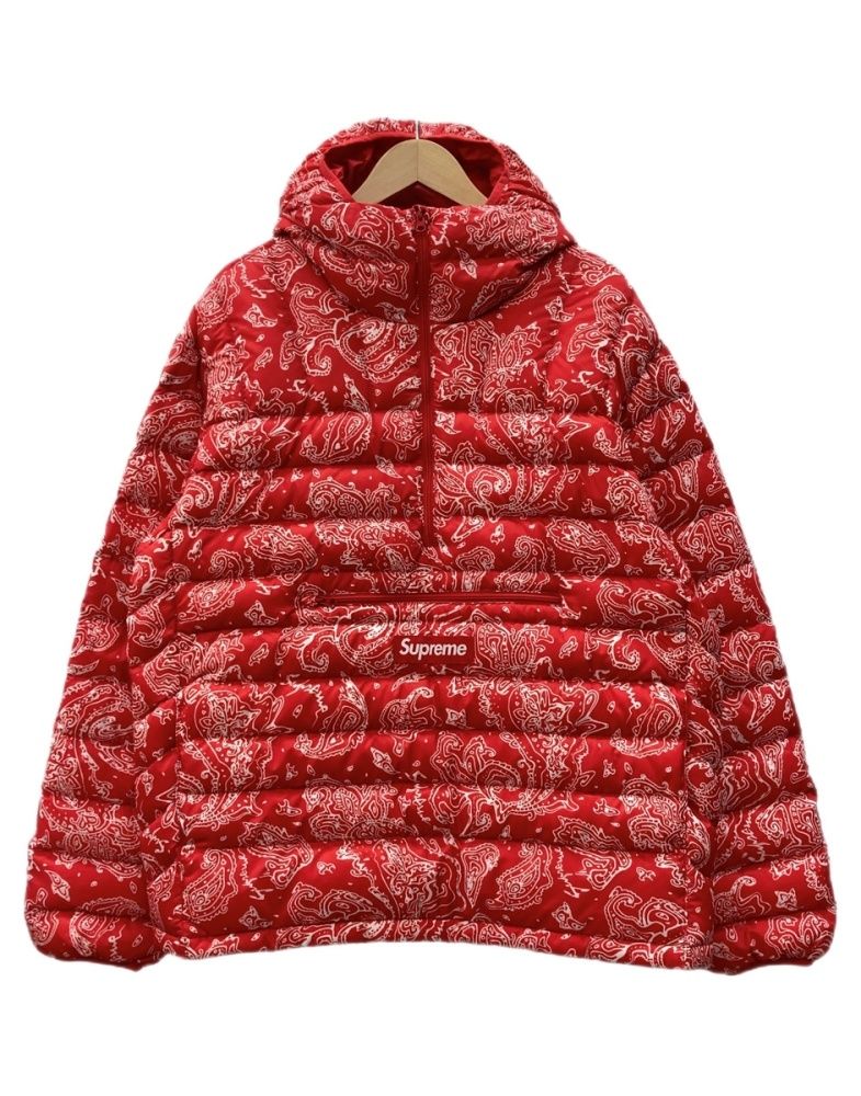 シュプリーム　マイクロダウン シュプリーム SUPREME 22AW Micro Down Half Zip Hooded Pullover